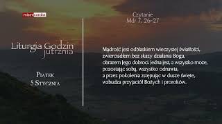 Liturgia Godzin  Jutrznia  Piątek 5 Stycznia [upl. by Corinne]