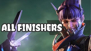 All Finishers with Alter’s Coffin Stuffer Skin  Apex Legends 4K 60 FPS [upl. by Clarie252]