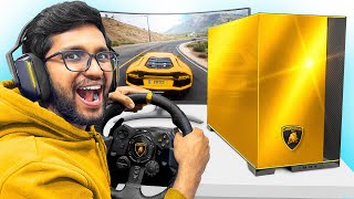 BUILDING LAMBORGHINI GAMING PC FOR MY BROTHER [upl. by Silvano]