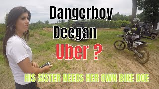 Haiden Deegan GIves his Sister a Ride to the Secret Practice Track 2018 [upl. by Colburn180]