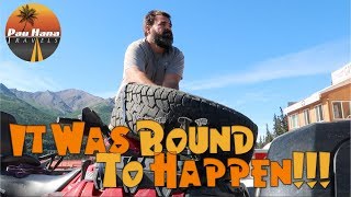 RVing Alaska RV Park Time and Getting a Flat Tire in Healy [upl. by Raffin34]