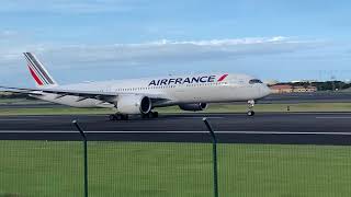 Air France A350941 Take Off From Lajes Field Azores [upl. by Adnawak]