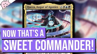 Now Thats a Sweet Commander  Queza Augur of Agonies  Streets of New Capenna Spoiler  MTG [upl. by Arocahs]