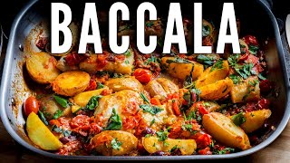 Baccala Salt Cod with Potatoes Capers and Olives [upl. by Sumetra]