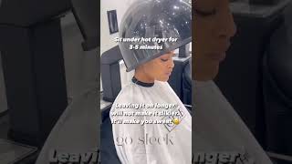 Silk Press Tutorial  Saran Wrap Silk Press  Go Sleek Hair [upl. by New]