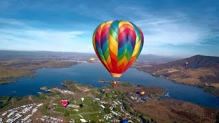 Temecula Valley Balloon amp Wine Festival 2015 Aerial Views [upl. by Korwun]