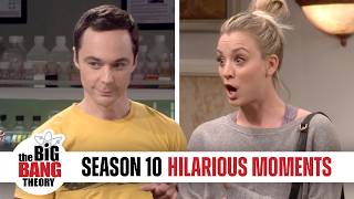 Season 10 Hilarious Moments  The Big Bang Theory [upl. by Nymrak693]