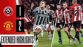 Sheffield United 12 Manchester United  Extended Premier League highlights [upl. by Sherwood]