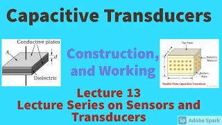 CAPACITIVE TRANSDUCERSWORKINGCONSTRUCTIONADVANTAGES amp DISADVANTAGESAPPLICATIONSSampT Lecture [upl. by Sosanna]