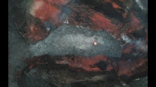 Glow seen at Kilauea volcanos Fissure 8 [upl. by Publea]