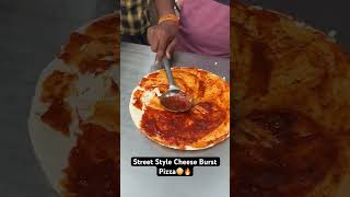 StreetStyleCheeseBurstPizza😳🔥IndianStreetFood [upl. by Belle]