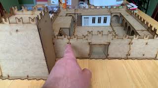 Video 218 Sarissa Precision 28mm Desert Fort [upl. by Navoj]