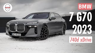 BMW 740d xDrive 2023 G70 test PL Pertyn Ględzi [upl. by Magnus]