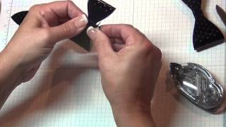 How to Make Bows with the Sizzix Gift Bow Die Cut [upl. by Nwahsal]