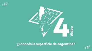 ¿Conocés la superficie de la República Argentina 4to video Sta Fé Catamarca y Chaco [upl. by Limay]