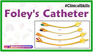 Foleys catheter  Parts Technique and indications  Clinical skills [upl. by Velda]