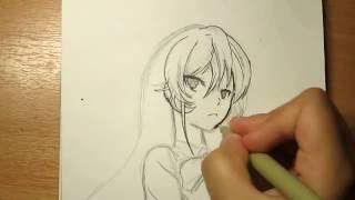 How to draw Erina Nakiri from Shokugeki no Souma [upl. by Namaj]