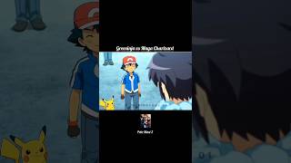 ASH GREENINJA VS MAGA CHARIZARD pokemon shorts [upl. by Elleraj]