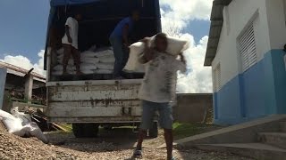 Stormhit Haiti gets first major food aid [upl. by Coonan]