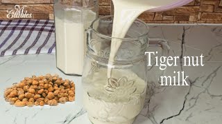 How to make Tigernut milk at home  a stepbystep tutorial with detail explanation [upl. by Nnylkcaj]