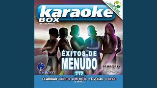 Súbete A Mi Moto Karaoke Version [upl. by Ennasirk665]