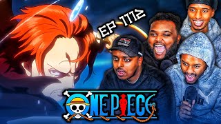 SHANKS VS KIDD One Piece Episode 1112 Reaction [upl. by Aerbua]