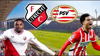 FC UTRECHT VS PSV EINDHOVEN LIVE MET DE VOETBALCOMMENTATOR 823 [upl. by Vivienne]