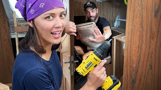 Building a head for living on a SAILBOAT ⛵️ Ep37 – Boat Restoration Project [upl. by Cloutman]