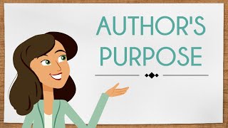 Authors Purpose  English For Kids  Mind Blooming [upl. by Atinat667]