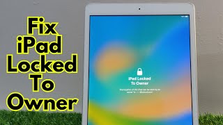 Remove Activation From iPad iF Forgot Apple iD Password iPad Locked To Owner Fixed Unlock All iPad [upl. by Elder]