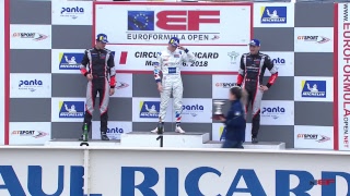 Euroformula Open 2018 ROUND 2 FRANCE  PAUL RICARD Race 2 ENGLISH [upl. by Liu]