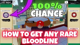 CODE BEST METHOD HOW TO GET RARE BLOODLINES FREE UPDATE CODES Shindo Life RellGames Roblox [upl. by Avrit]