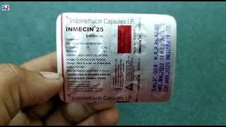 Inmecin 25 Capsule  Indomethacin 25mg Capsule uses  Inmecin 25mg Capsule uses side effects benefit [upl. by Najtsirk]