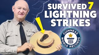 Most Lightning Strikes Survived  Guinness World Records [upl. by Haibot]