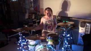 Wyatt Stav  The Word Alive  Never Forget Drum Cover [upl. by Oinotnanauj169]