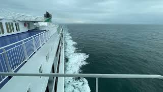 Aboard MV Oscar Wilde III View Aft from the Bridge 2724 [upl. by Elohcin741]