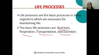 KREIS  SANKALP  10TH STANDARD  LIFE PROCESS  S2 [upl. by Yehudit]