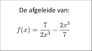 Twee breuken differentiëren [upl. by Negam]