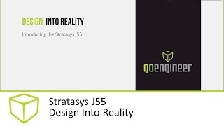 Stratasys J55  Design Into Reality [upl. by Ecnarual]