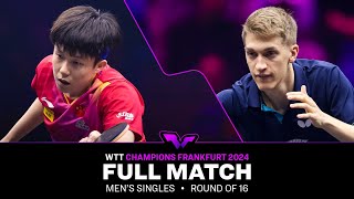 FULL MATCH  Wang Chuqin vs Anton Kallberg  MS R16  WTTFrankfurt 2024 [upl. by Ring814]