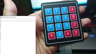 Keypad 4x4 With I2C Interface PCF8574 Arduino ESP8266 [upl. by Leval]