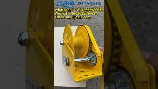 JIN YANG HU Selflocking Hand Winch used for Traction and Hoisting [upl. by Pinkerton59]