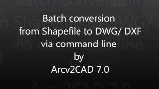 Arcv2CAD batch conversion wildcard naming HD [upl. by Flora211]