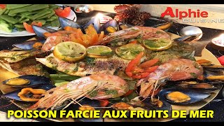 POISSON FARCIE AUX FRUITS DE MER  Spécial Noël [upl. by Kesia]