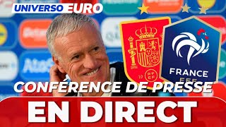 DESCHAMPS CONFERENCE DE PRESSE EN DIRECTE  SPAGNE  FRANCE  LIVE EURO 2024 [upl. by Livvie]