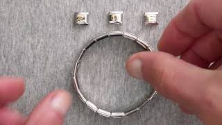 How to Assemble Italian Charms Bracelets [upl. by Hasen269]