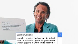 Walton Goggins Answers The Webs Most Searched Questions  WIRED [upl. by Nelia]