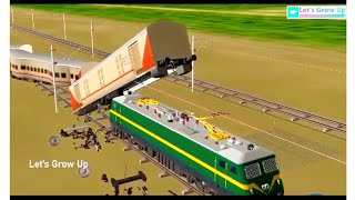 Kanchanjunga Express Train Accident Explained 3D Animation [upl. by Aeirdna]