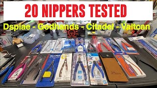 Scale Model Tips  20 Nippers Tested   Dspiae Godhands Citadel Tamiya And More  Who Will Win [upl. by Adali]