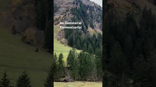 Im Gemsteltal Kleinwalsertal Österreich 🇦🇹 mountains outdoor [upl. by Moule]